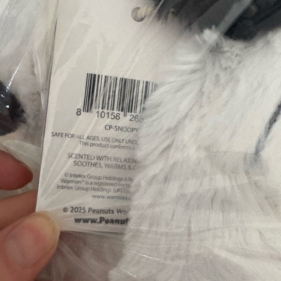 Snoopy warmies with Santa Hat Plush nwt - Picture 2 of 4